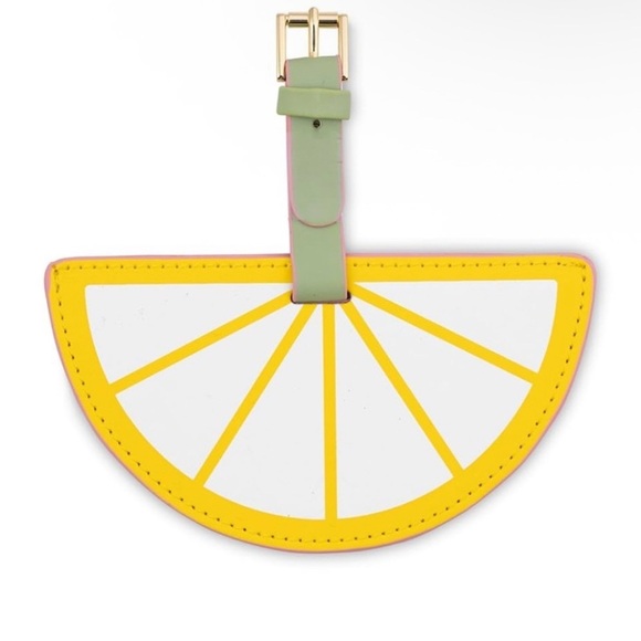 Kate Spade Lemon Luggage Tag NWT - Picture 1 of 4